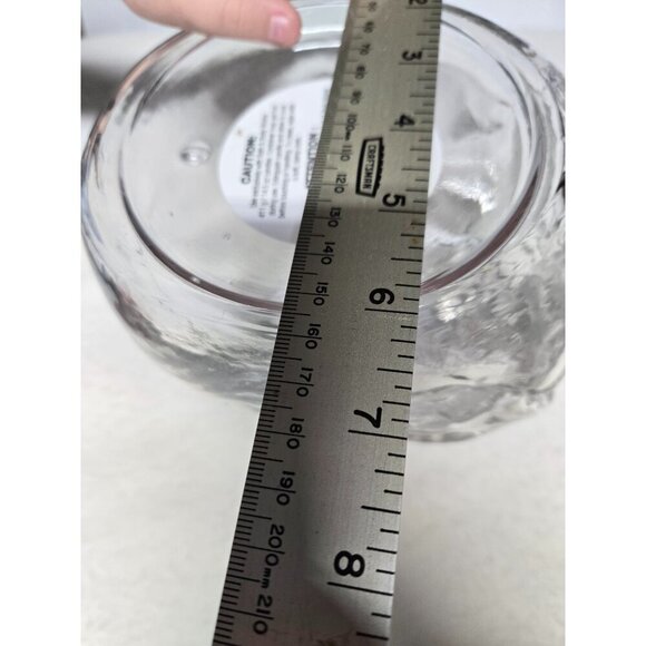 Bath and Body Works 3 Wick Candle Holder Clear Skull with Led Lighting works - Picture 9 of 12